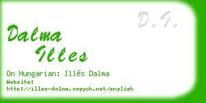 dalma illes business card